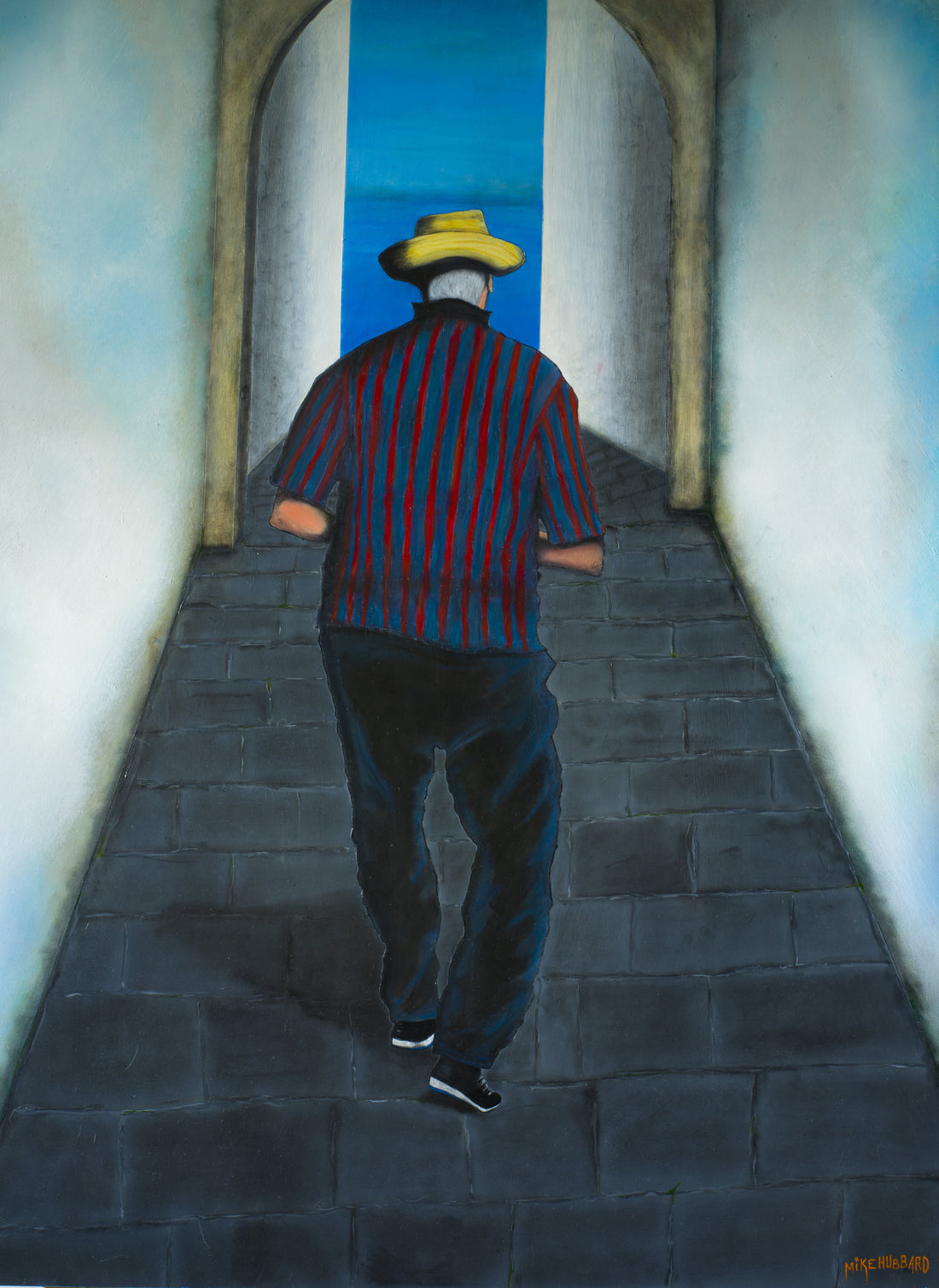 Painting by Michael Hubbard