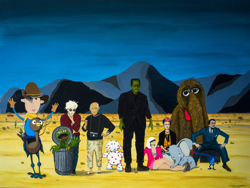 Painting by Michael Hubbard