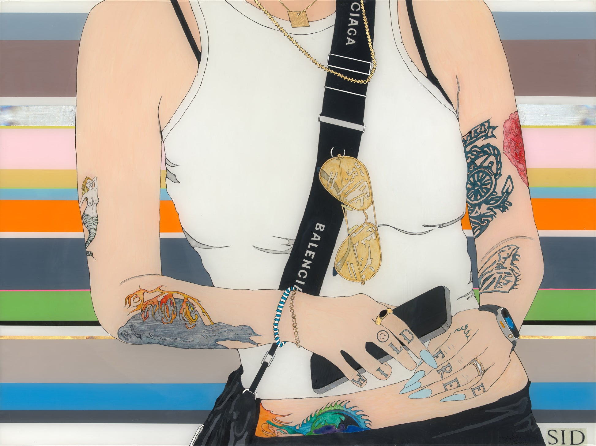 Painting by Michael Hubbard